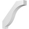 Ekena Millwork 3-in. W x 16-in. D x 16-in. H Baker Architectural Grade PVC Knee Brace BRCP03X16X16BKR - alternate 1